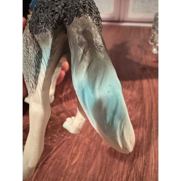 Set of 2 Retired Westland Giftware "Call of the Wolf" Resin Figurines (2008/2009 - Picture 11 of 15